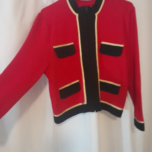 Like New ST. JOHN'S KNIT by Marie Grey Jacket Medium - Picture 5 of 5